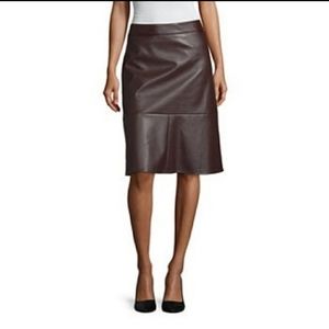 Liz Claiborne leather skirt size 12